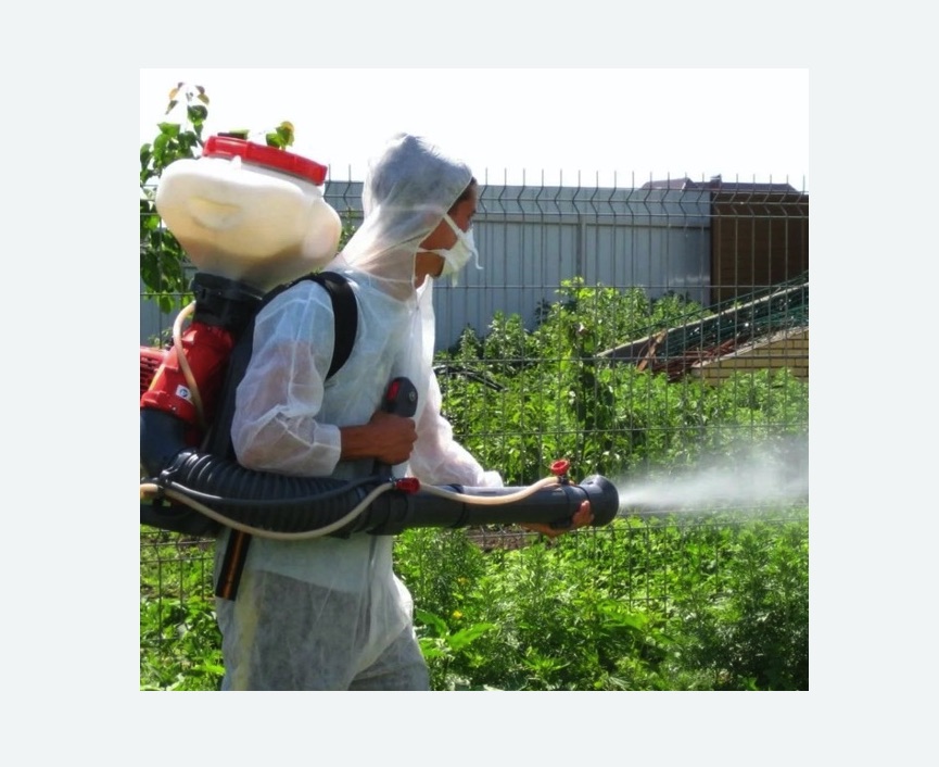 Акарицидная обработка территории в Новосиле