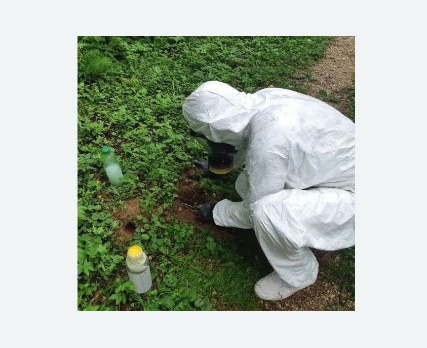 уничтожение кротов на участке в Новосиле